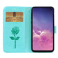 Rose Embossed Horizontal Flip PU Leather Case for Galaxy S10e, with Holder & Card Slots & Wallet
