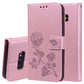 Rose Embossed Horizontal Flip PU Leather Case for Galaxy S10e, with Holder & Card Slots & Wallet