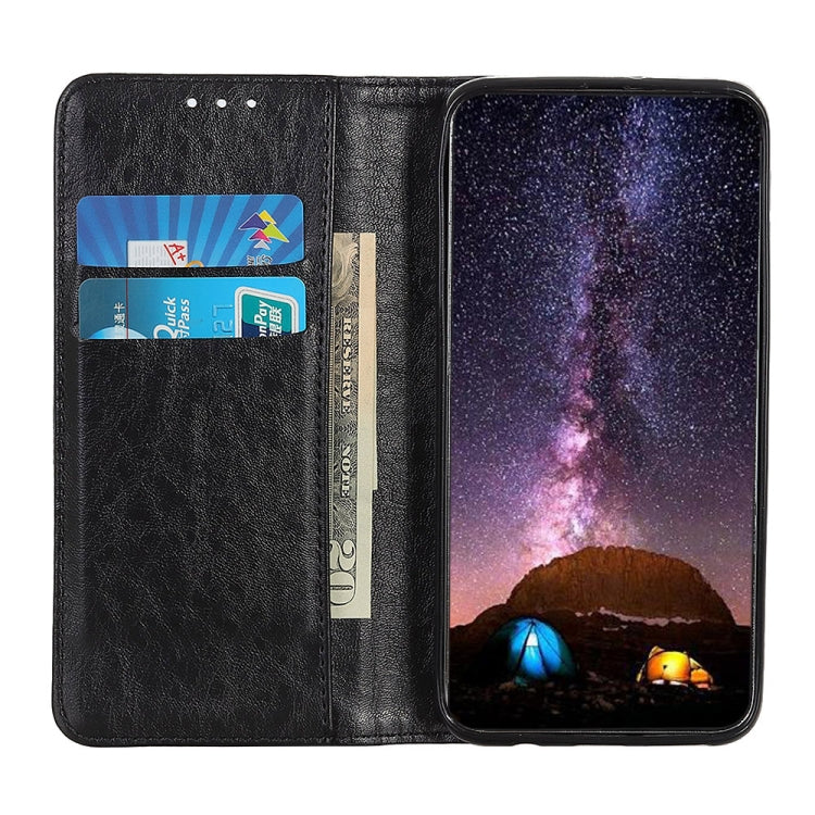 Magnetic Retro Crazy Horse Texture Horizontal Flip Leather Case for Galaxy A40, with Holder & Card Slots & Photo Frame, For Galaxy A40