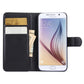 For Galaxy S6 / G920 Litchi Texture Horizontal Flip Leather Case with Holder & Card Slots & Wallet, For Galaxy S6