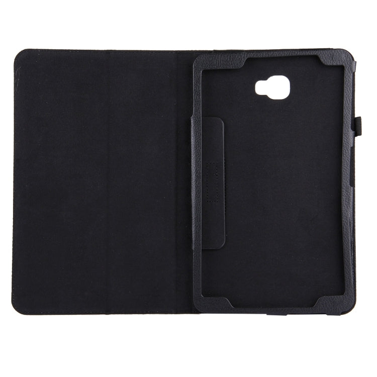 For Galaxy Tab A 10.1 / T580 Litchi Texture Magnetic Horizontal Flip Leather Case with Holder & Sleep / Wake-up Function, For Galaxy Tab A 10.1 (2016) / T580, Galaxy Tab A 10.1 (2016)