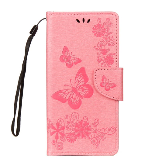 For Galaxy S9+ Vintage Embossed Floral Butterfly Pattern Horizontal Flip Leather Case with Card Slot & Holder & Wallet & Lanyard, For Galaxy S9+