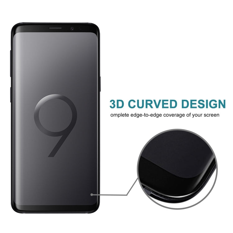 For Galaxy S9 0.3mm 9H Surface Hardness 3D Privacy Anti-spy Tempered Glass Protective Film