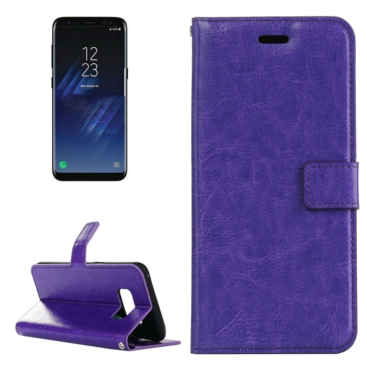 For Galaxy S8 Retro Crazy Horse Texture Horizontal Flip Leather Case with Holder & Card Slots & Wallet & Photo Frame, For Samsung Galaxy S8, For Galaxy S8, Galaxy S8