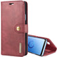 DG.MING for Galaxy S9+ Crazy Horse Texture Horizontal Flip Detachable Magnetic Protective Case with Holder & Card Slots & Wallet, Galaxy S9+