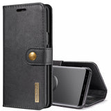 DG.MING for Galaxy S9 Crazy Horse Texture Horizontal Flip Detachable Magnetic Protective Case with Holder & Card Slots & Wallet, Galaxy S9