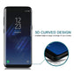 For Galaxy S8+ / G9550 0.3mm 9H Surface Hardness 3D Curved Privacy Anti-glare Full Screen Tempered Glass Screen Protector