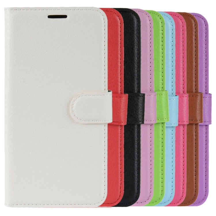 For Galaxy A6+ 2018 Litchi Texture Horizontal Flip Leather Case with Holder & Card Slots & Wallet, For Galaxy A6+ 2018, Galaxy A6+ 2018