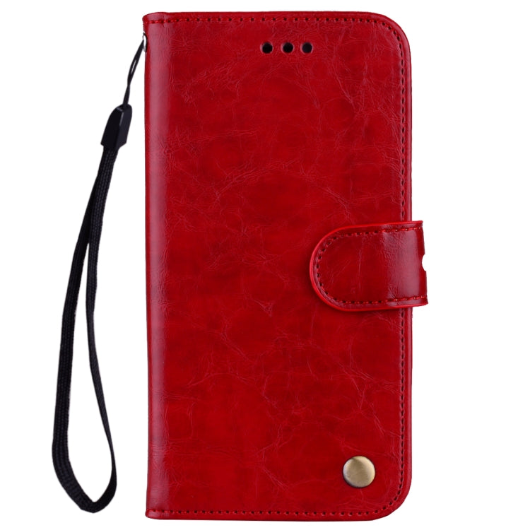 For Galaxy S9 Oil Wax Texture Horizontal Flip Leather Case with Holder & Card Slots & Wallet