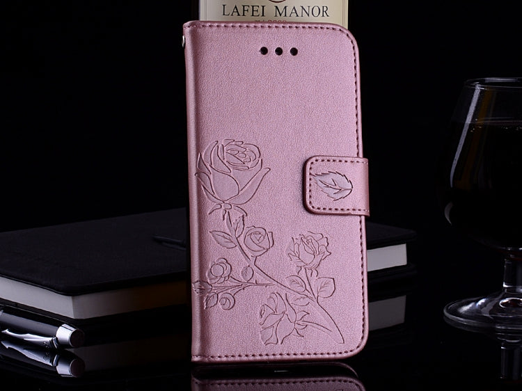 Rose Embossed Horizontal Flip Environmental PU Leather Case with Holder & Card Slots & Wallet for Galaxy S9+