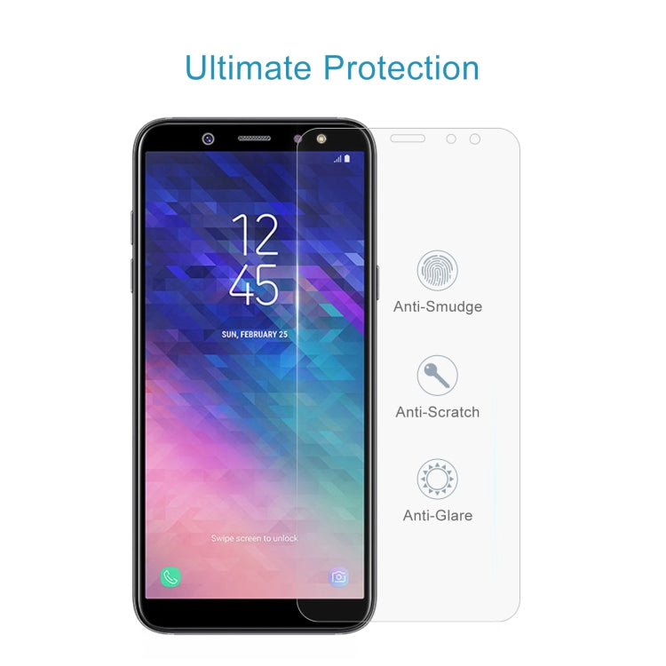 0.26mm 9H 2.5D Tempered Glass Film for Galaxy A6 (2018), For Galaxy A6 (2018)(1pc)