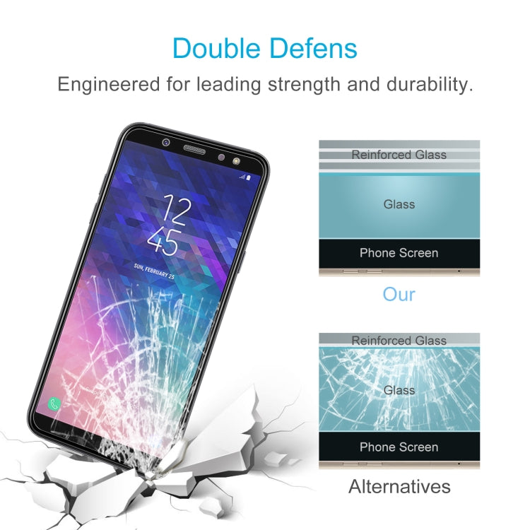 0.26mm 9H 2.5D Tempered Glass Film for Galaxy A6 (2018), For Galaxy A6 (2018)(1pc)