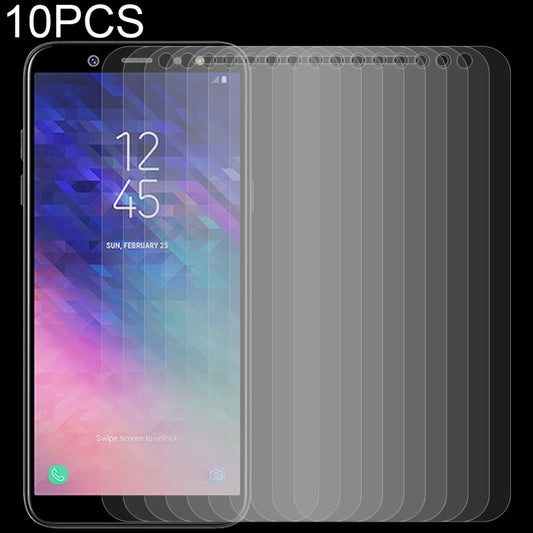 10 PCS 0.26mm 9H 2.5D Tempered Glass Film for Galaxy A6+ (2018), For Galaxy A6+ (2018)