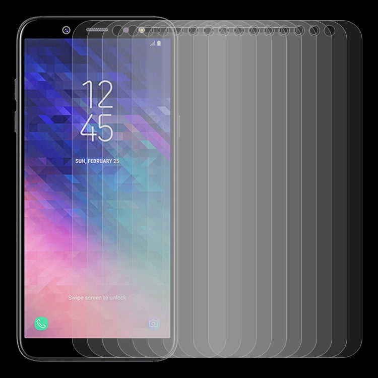 10 PCS 0.26mm 9H 2.5D Tempered Glass Film for Galaxy A6+ (2018), For Galaxy A6+ (2018)