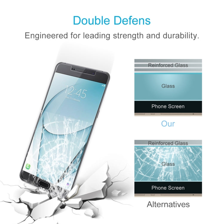 0.26mm 9H 2.5D Tempered Glass Film for Galaxy A9 Pro (2016), For Galaxy A9 Pro (2016)(1 PC)
