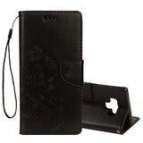 Embossed Butterfly Pattern Horizontal Flip Leather Case with Card Slot & Holder & Wallet & Lanyard For Galaxy Note9, For Galaxy Note9