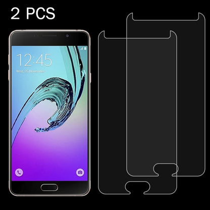2 PCS For Galaxy A3 (2017) / A320 0.26mm 9H Surface Hardness 2.5D Explosion-proof Tempered Glass Screen Film, 2pcs