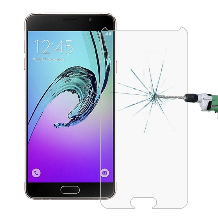 For Galaxy A7 (2017) / A720 0.26mm 9H Surface Hardness 2.5D Explosion-proof Tempered Glass Screen Film, 1pcs