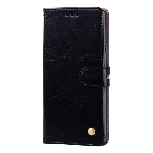 Business Style Oil Wax Texture Horizontal Flip Leather Case, with Holder & Card Slots & Wallet For Galaxy Note9