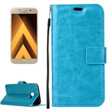 For Galaxy A3 (2017) / A320 Crazy Horse Texture Horizontal Flip PU Leather Case with Holder & Card Slots & Wallet & Photo Frame & Lanyard & Magnetic Buckle, For Galaxy A3 (2017)