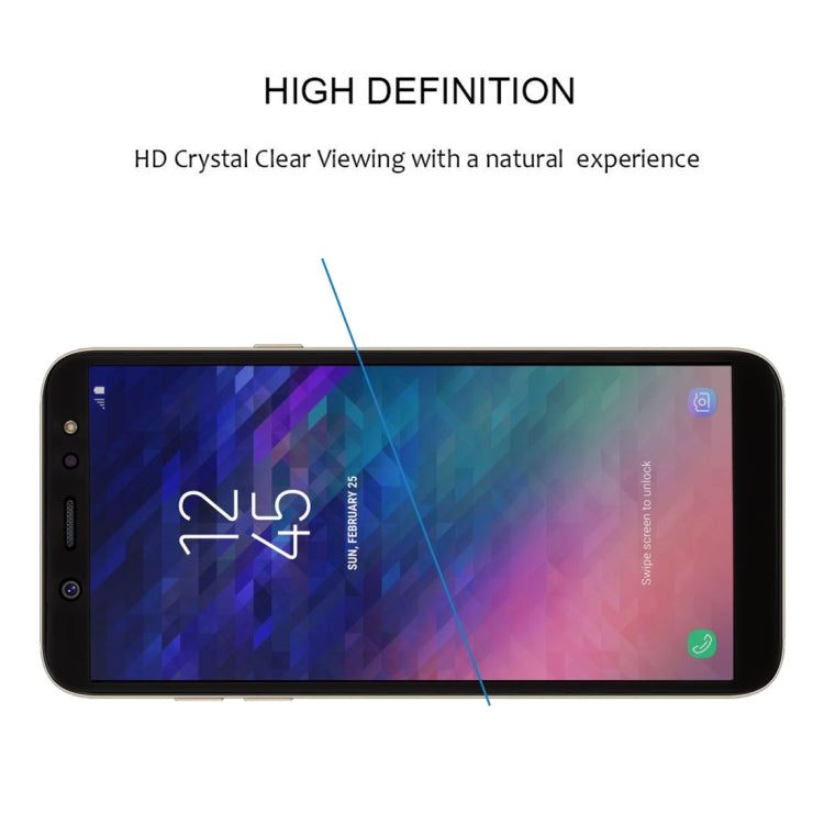 0.26mm 9H 2.5D Tempered Glass Film for Galaxy A6 (2018), For Galaxy Galaxy A6 (2018)