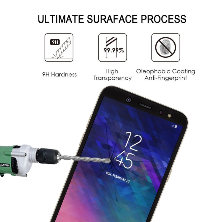0.26mm 9H 2.5D Tempered Glass Film for Galaxy A6 (2018), For Galaxy Galaxy A6 (2018)