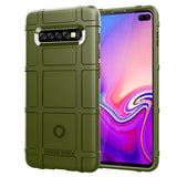 Shockproof Protector Cover Full Coverage Silicone Case for Galaxy S10+, For Galaxy S10+