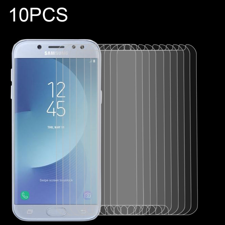 10 PCS For Galaxy J5 (2017) (EU Version) 0.26mm 9H Surface Hardness 2.5D Explosion-proof Non-full Screen Tempered Glass Screen Film, For Galaxy J5 (2017) (EU Version)(10 PCS)