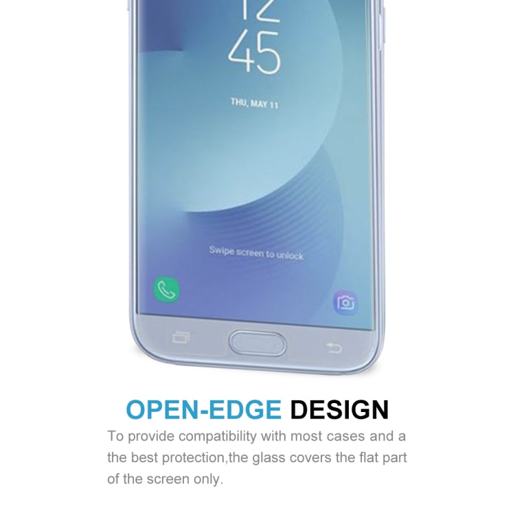 50 PCS For Galaxy J5 (2017) (EU Version) 0.26mm 9H Surface Hardness 2.5D Explosion-proof Non-full Screen Tempered Glass Screen Film, For Galaxy J5 (2017) (EU Version) (50 PCS)