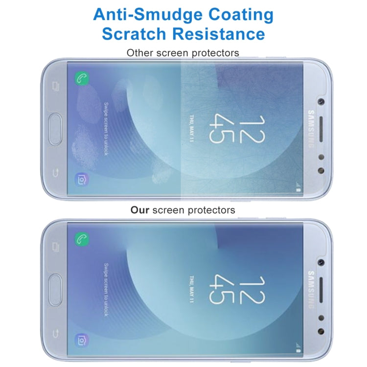 50 PCS For Galaxy J5 (2017) (EU Version) 0.26mm 9H Surface Hardness 2.5D Explosion-proof Non-full Screen Tempered Glass Screen Film, For Galaxy J5 (2017) (EU Version) (50 PCS)