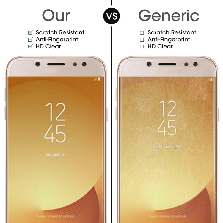 1 PCS For Galaxy J7 (2017) (EU Version) 0.26mm 9H Surface Hardness 2.5D Explosion-proof Non-full Screen Tempered Glass Screen Film, For Galaxy J7 (2017) (EU Version) (1 PC)