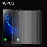 10 PCS For Galaxy J3 (2017) (EU Version) 0.26mm 9H Surface Hardness 2.5D Explosion-proof Non-full Screen Tempered Glass Screen Film, For Galaxy J3 (2017) (EU Version)(10 PCS)