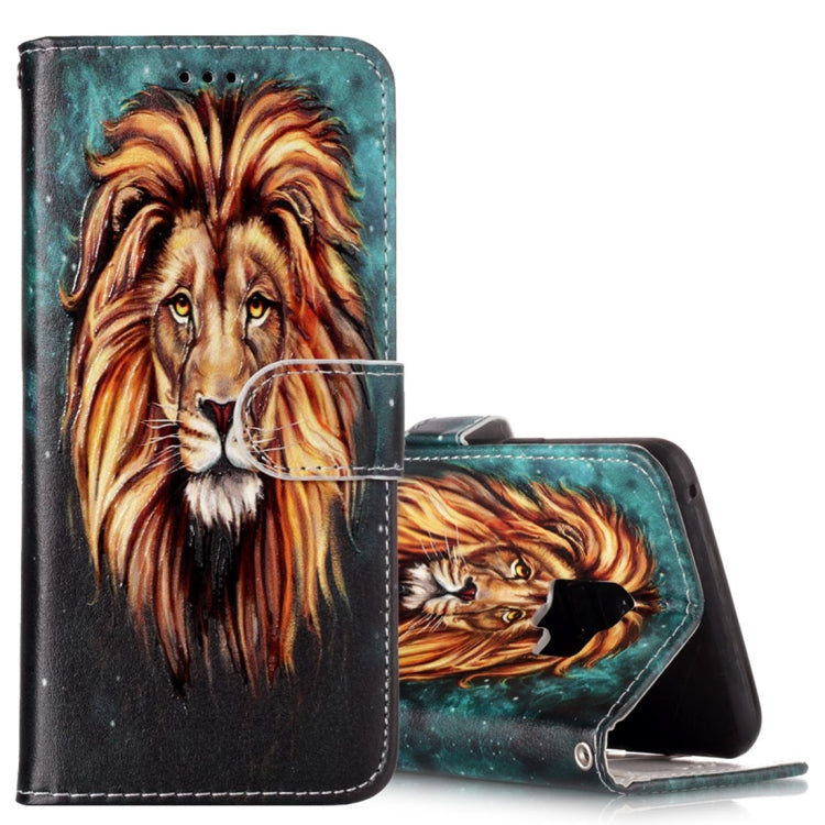 For Galaxy S9 Gloss Oil Embossed Wolf Pattern Horizontal Flip Leather Case with Holder & Card Slots & Wallet, For Galaxy S9