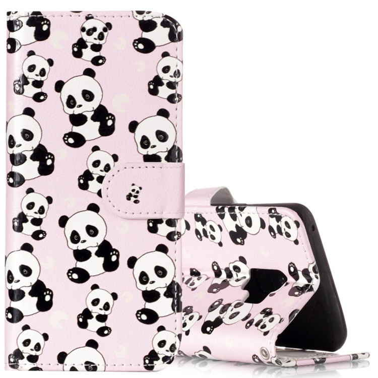 For Galaxy S9 Gloss Oil Embossed Wolf Pattern Horizontal Flip Leather Case with Holder & Card Slots & Wallet, For Galaxy S9