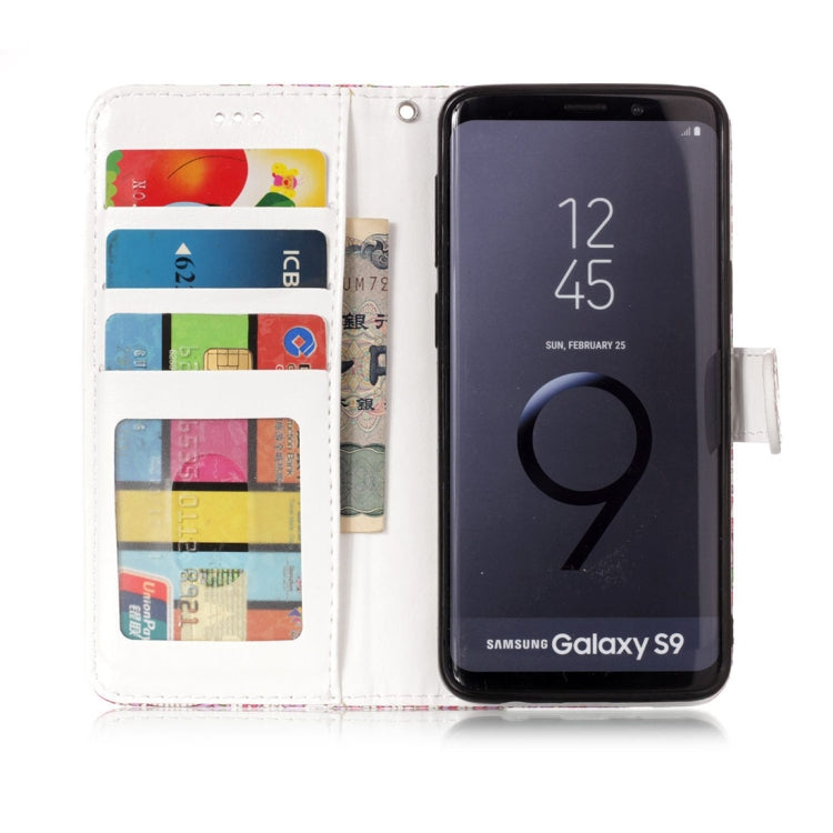 For Galaxy S9 Gloss Oil Embossed Wolf Pattern Horizontal Flip Leather Case with Holder & Card Slots & Wallet, For Galaxy S9