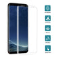 For Galaxy S8 / G9500 0.3mm 9H Surface Hardness 3D Curved Surface Silk-screen Full Screen Tempered Glass Screen Protector