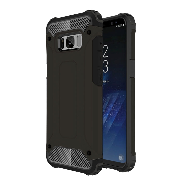 For Galaxy S8 Rugged Armor TPU + PC Combination Case