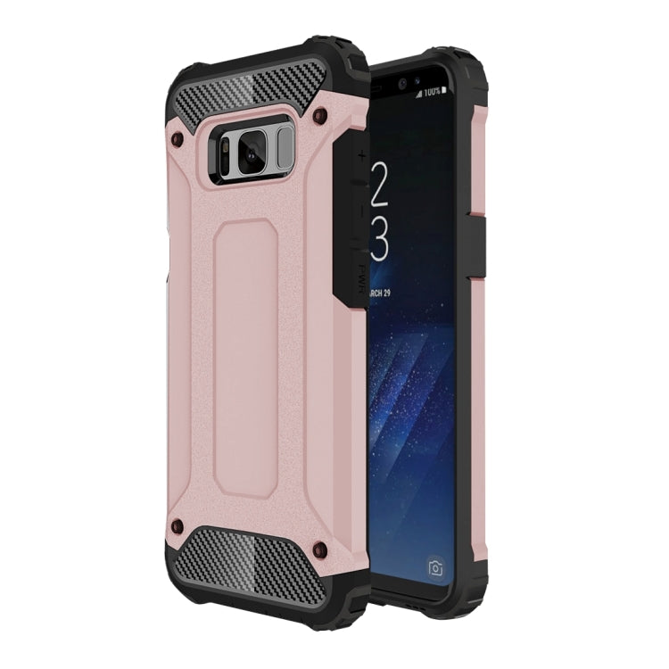 For Galaxy S8 Rugged Armor TPU + PC Combination Case
