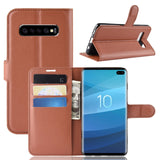 Litchi Texture Horizontal Flip Leather Case for Galaxy S10 , with Wallet & Holder & Card Slots, Galaxy S10, For Galaxy S10