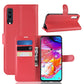 Litchi Texture Horizontal Flip Leather Case for Galaxy A70, with Wallet & Holder & Card Slots, For Galaxy A70