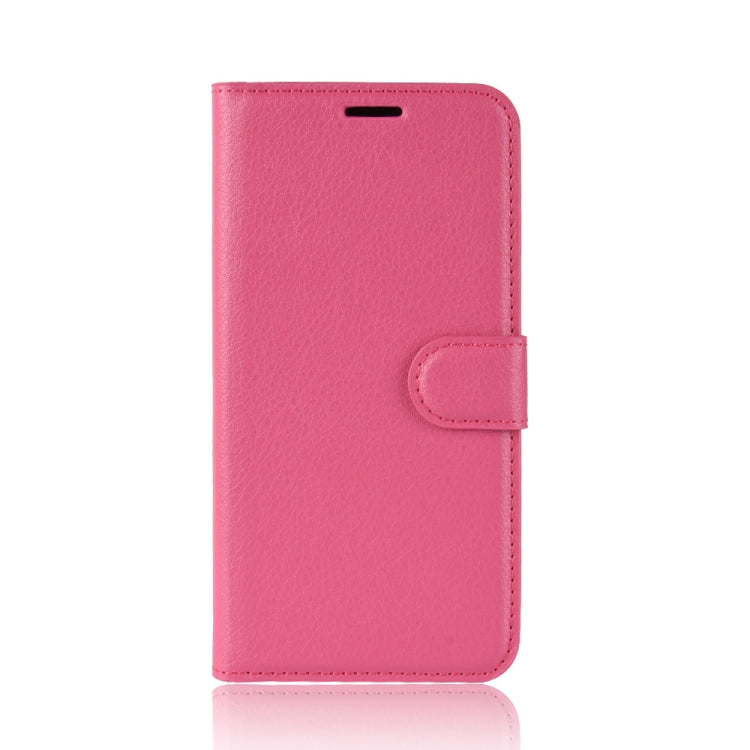 Litchi Texture Horizontal Flip Leather Case for Galaxy A70, with Wallet & Holder & Card Slots, For Galaxy A70