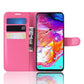 Litchi Texture Horizontal Flip Leather Case for Galaxy A70, with Wallet & Holder & Card Slots, For Galaxy A70