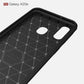 Brushed Texture Carbon Fiber TPU Case for Galaxy A20e, For Galaxy A20e