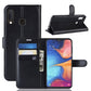 Litchi Texture Horizontal Flip Leather Case for Galaxy A20e, with Wallet & Holder & Card Slots, For Galaxy A20e