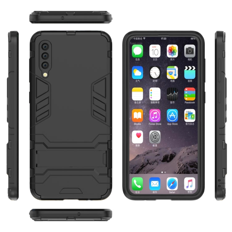 Shockproof PC + TPU Case for Galaxy A50, with Holder