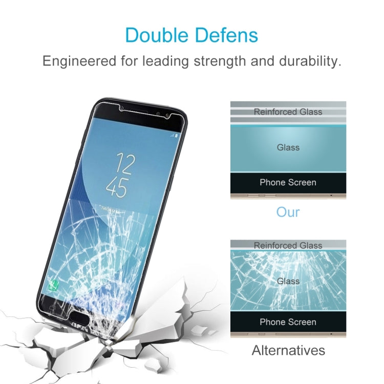50 PCS 0.26mm 9H 2.5D Tempered Glass Film for Galaxy J4 (2018) , No Retail Package, For Galaxy J4 (2018)(50 PCS)