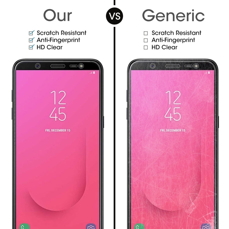 50 PCS 0.26mm 9H 2.5D Tempered Glass Film for Galaxy J8 (2018) , No Retail Package, For Galaxy J8 (2018) (50 PCS)
