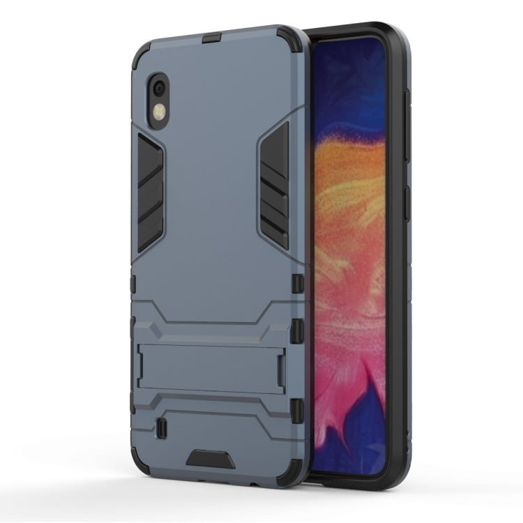 Shockproof PC + TPU Case for Galaxy A10, with Holder