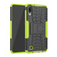 Shockproof  PC + TPU Tire Pattern Case for Galaxy M10, with Holder