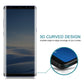 For Galaxy Note 8 0.26mm 9H Surface Hardness 3D Curved Privacy Anti-glare Non-full Screen Tempered Glass Screen Protector